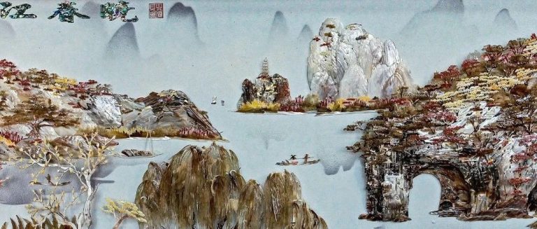 藍(lán)色海洋的饋贈——北海貝雕